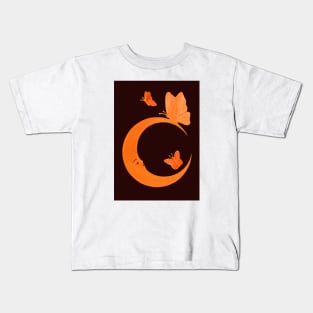 Butterfly Moon Kids T-Shirt